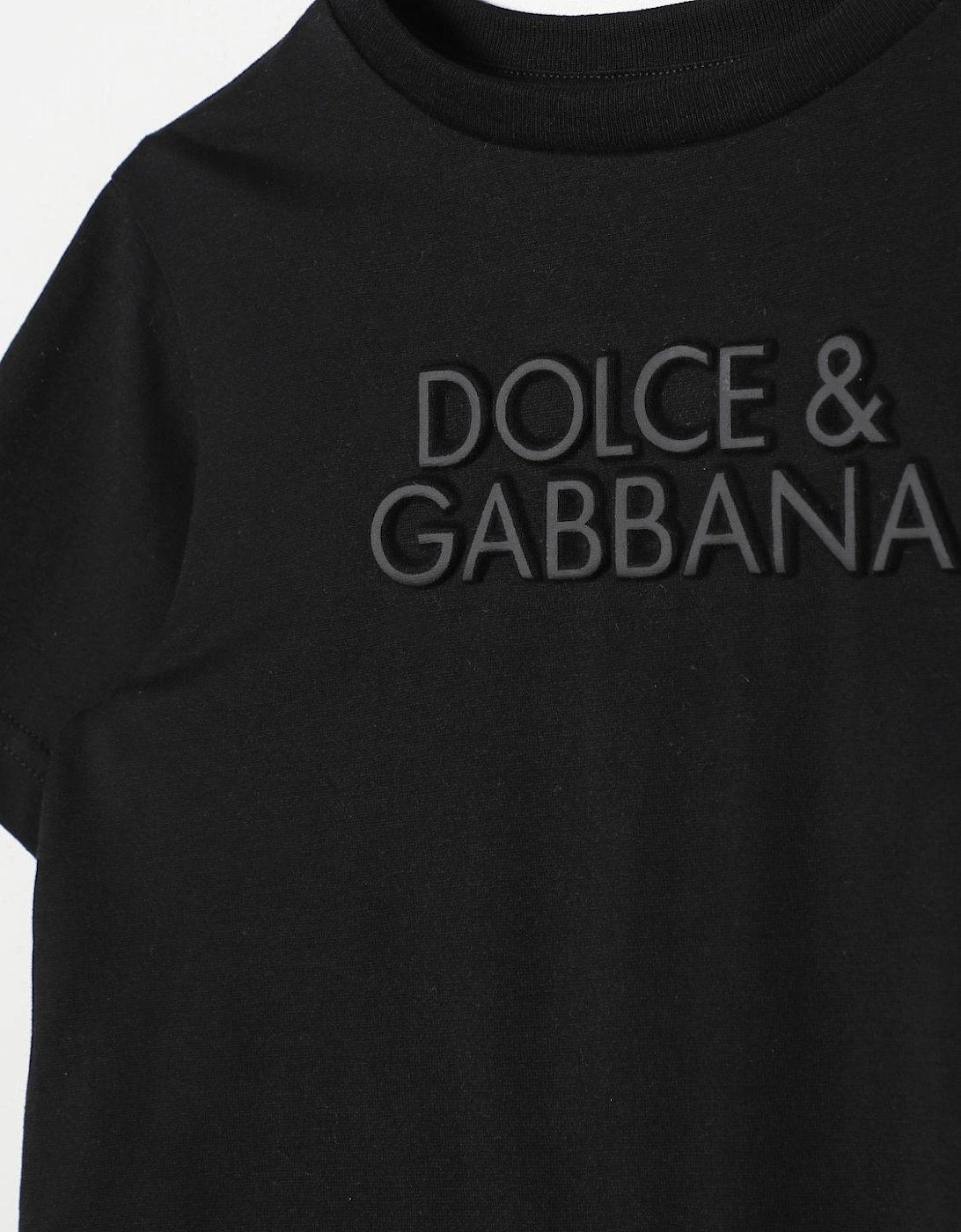 Dolce  Gabbana Embossed Logo Tee