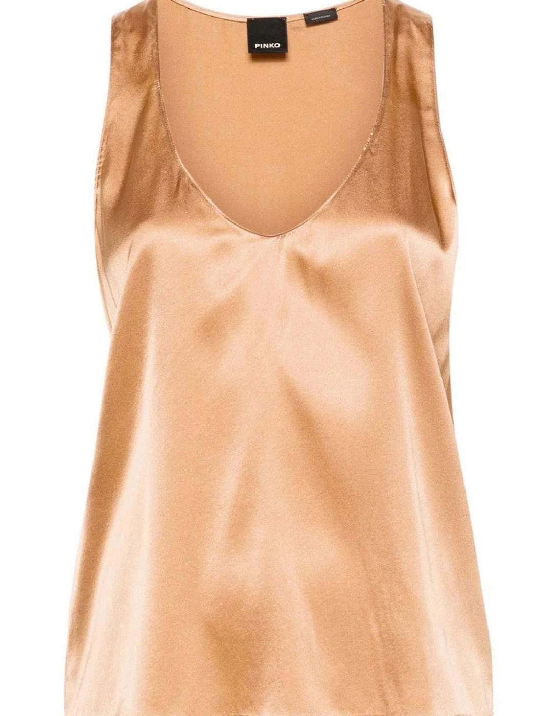 V-Neck Strappy Tank Top with Elastic Fit, 4 of 3