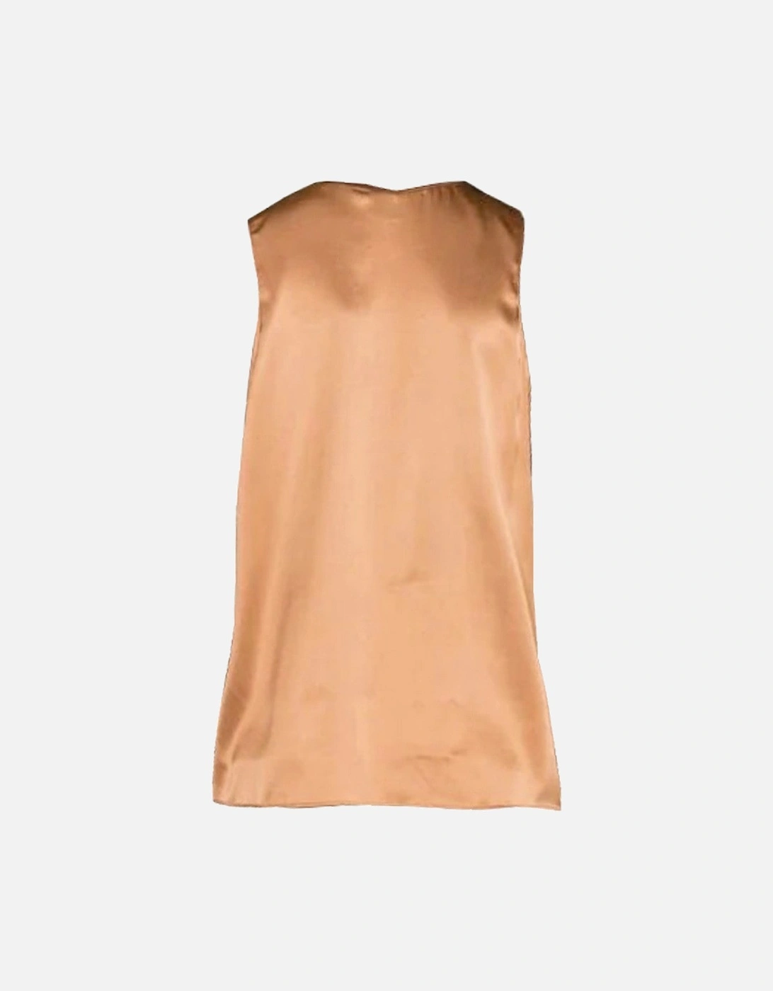 V-Neck Strappy Tank Top with Elastic Fit