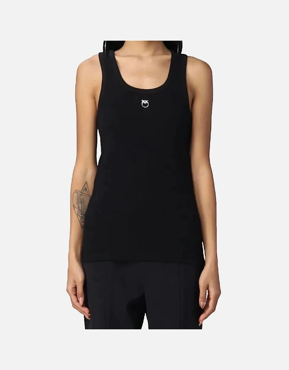Round Neck Strapped Tank Top