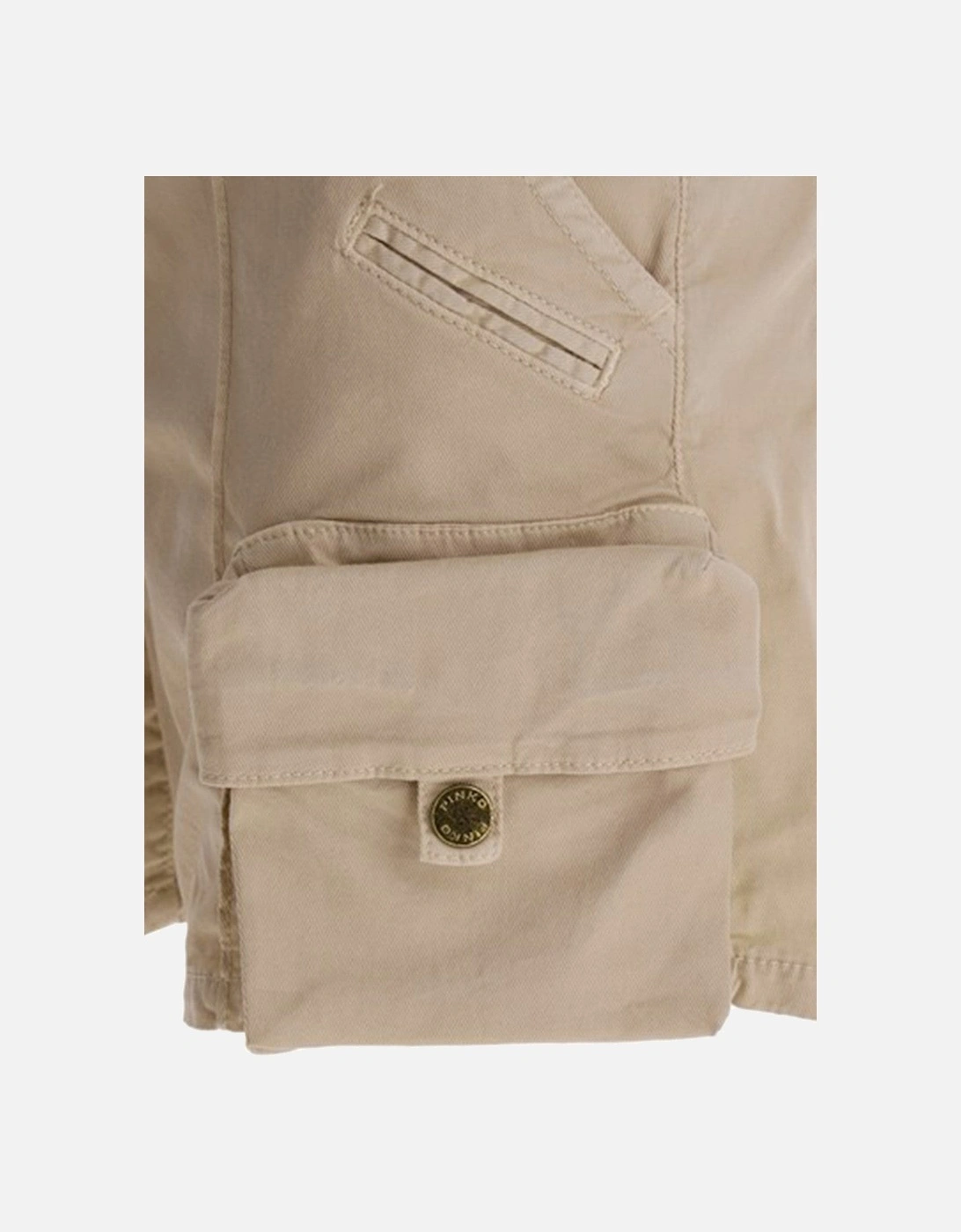 Cotton Plain Shorts with Multiple Pockets