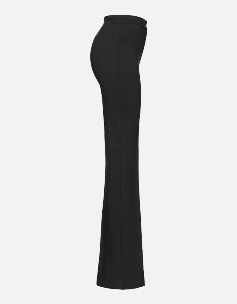 Plain Zip and Button Trousers