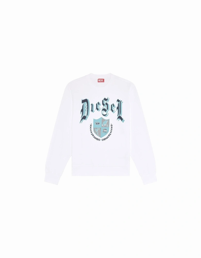 Printed Round Neck Long Sleeve Sweatshirt