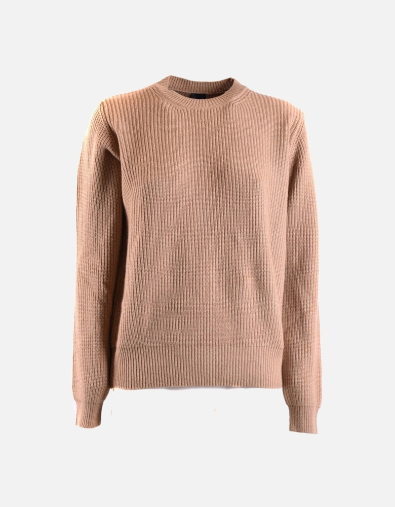 Plain Round Neck Long Sleeve Knitwear