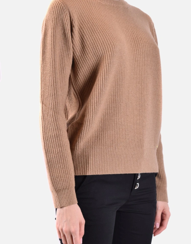 Plain Round Neck Long Sleeve Knitwear