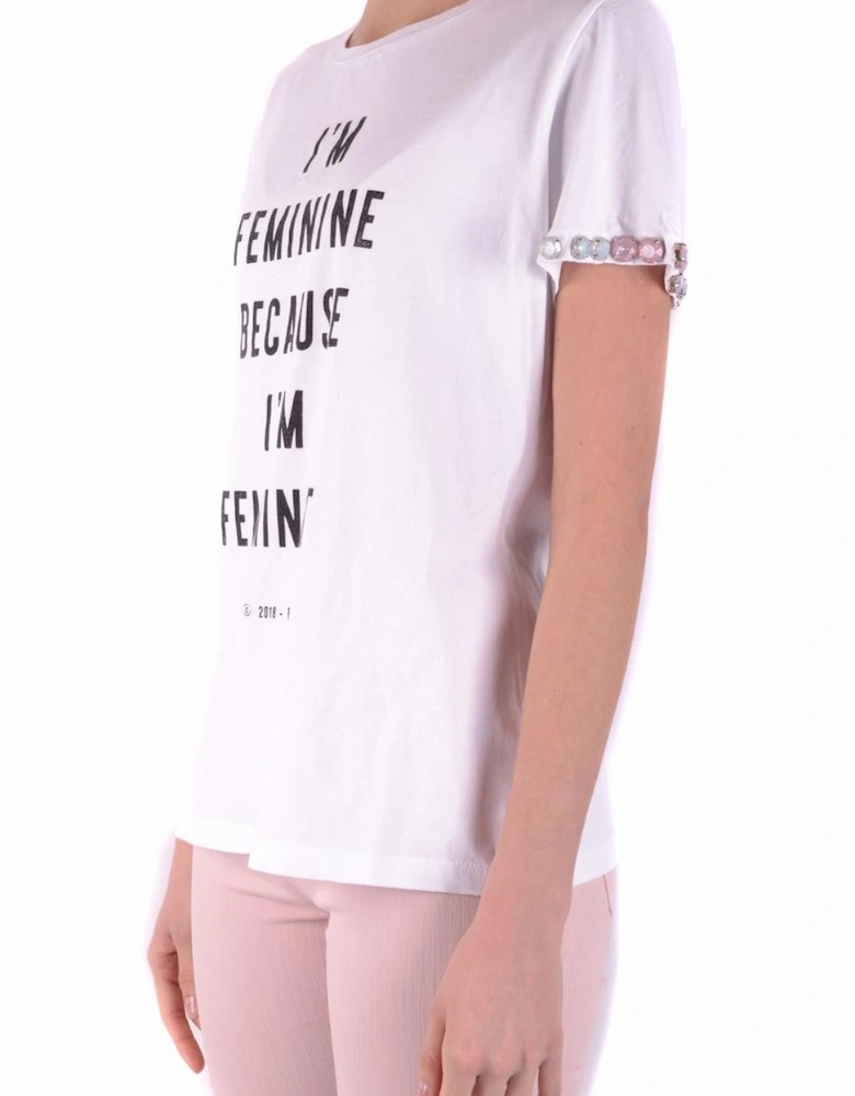 Printed Short Sleeve Round Neck T-Shirt