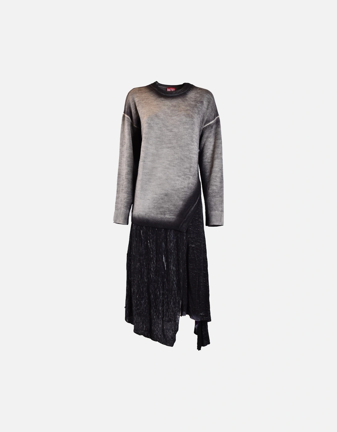 Round Neck Long Sleeve Plain Dress, 4 of 3