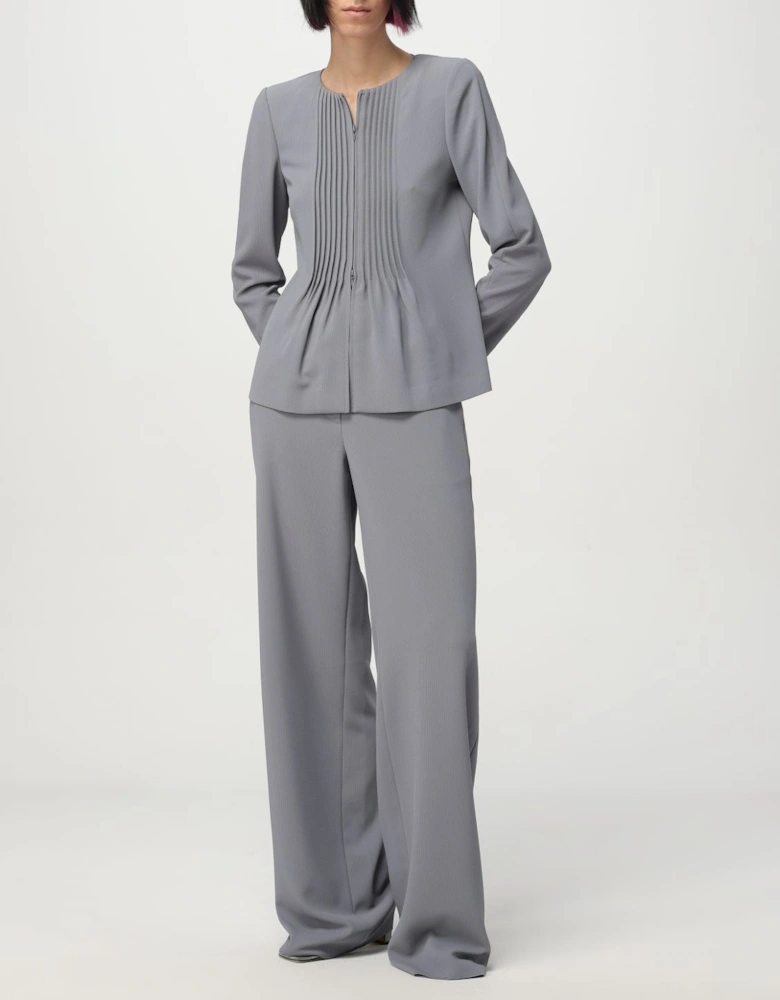 Pleated ZipUp Jacket