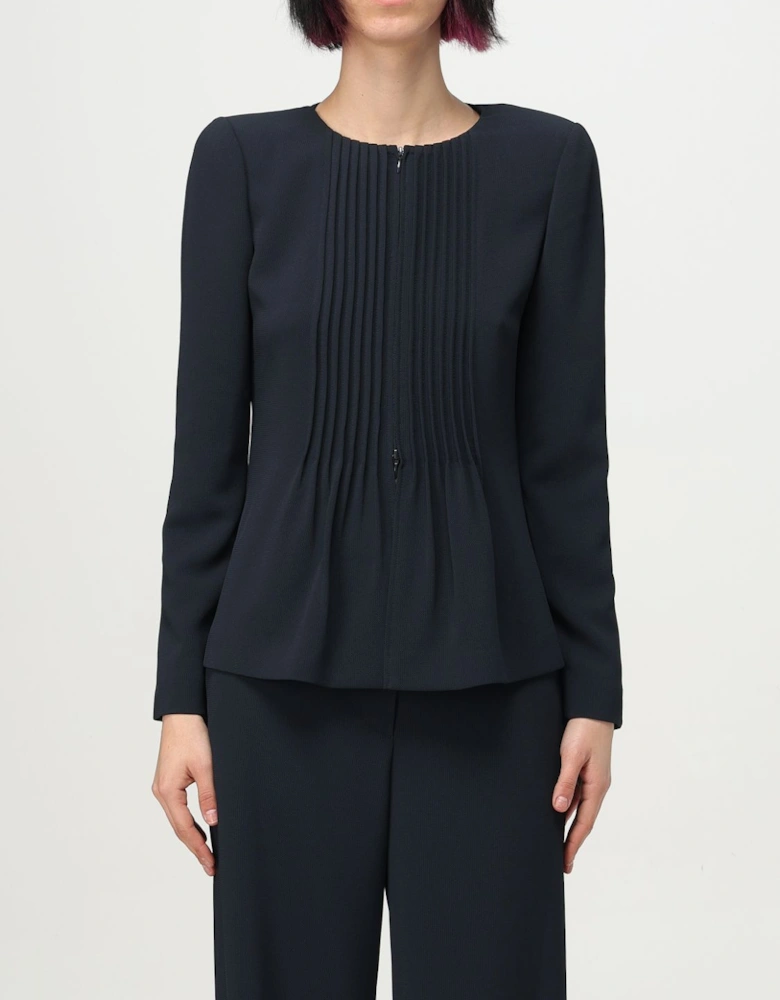 Pleated ZipUp Jacket