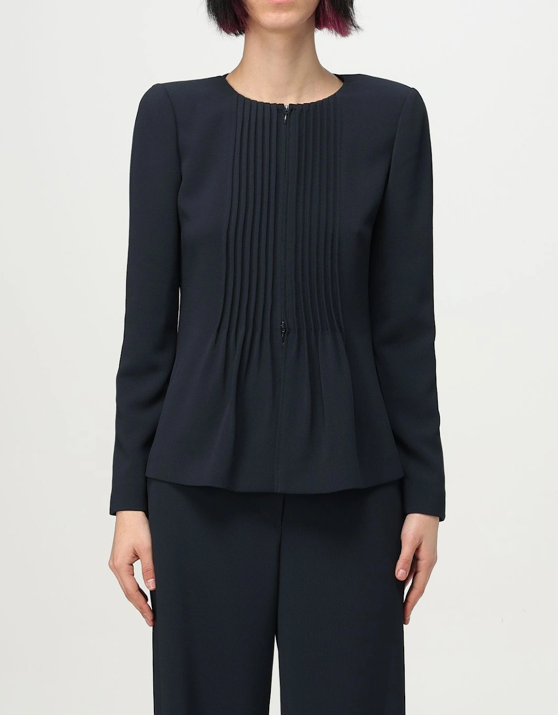 Pleated ZipUp Jacket