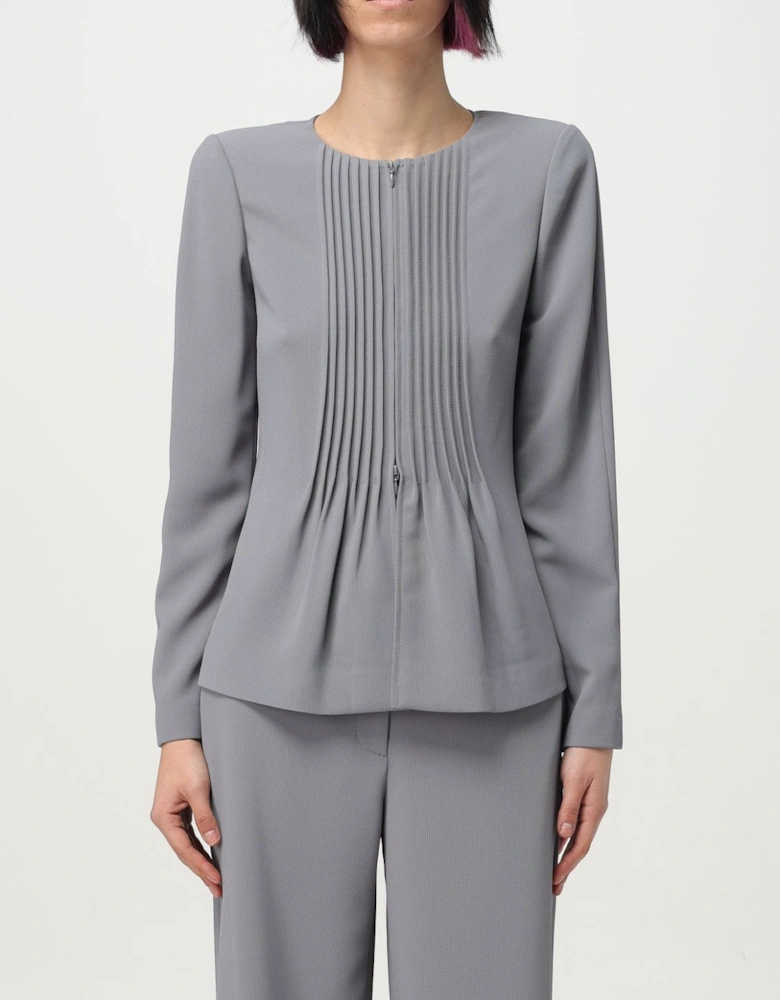 Pleated ZipUp Jacket