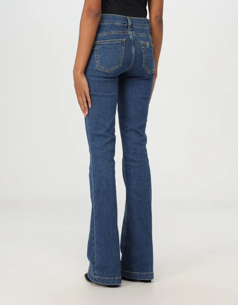 Bootcut Jeans Braided Waistband