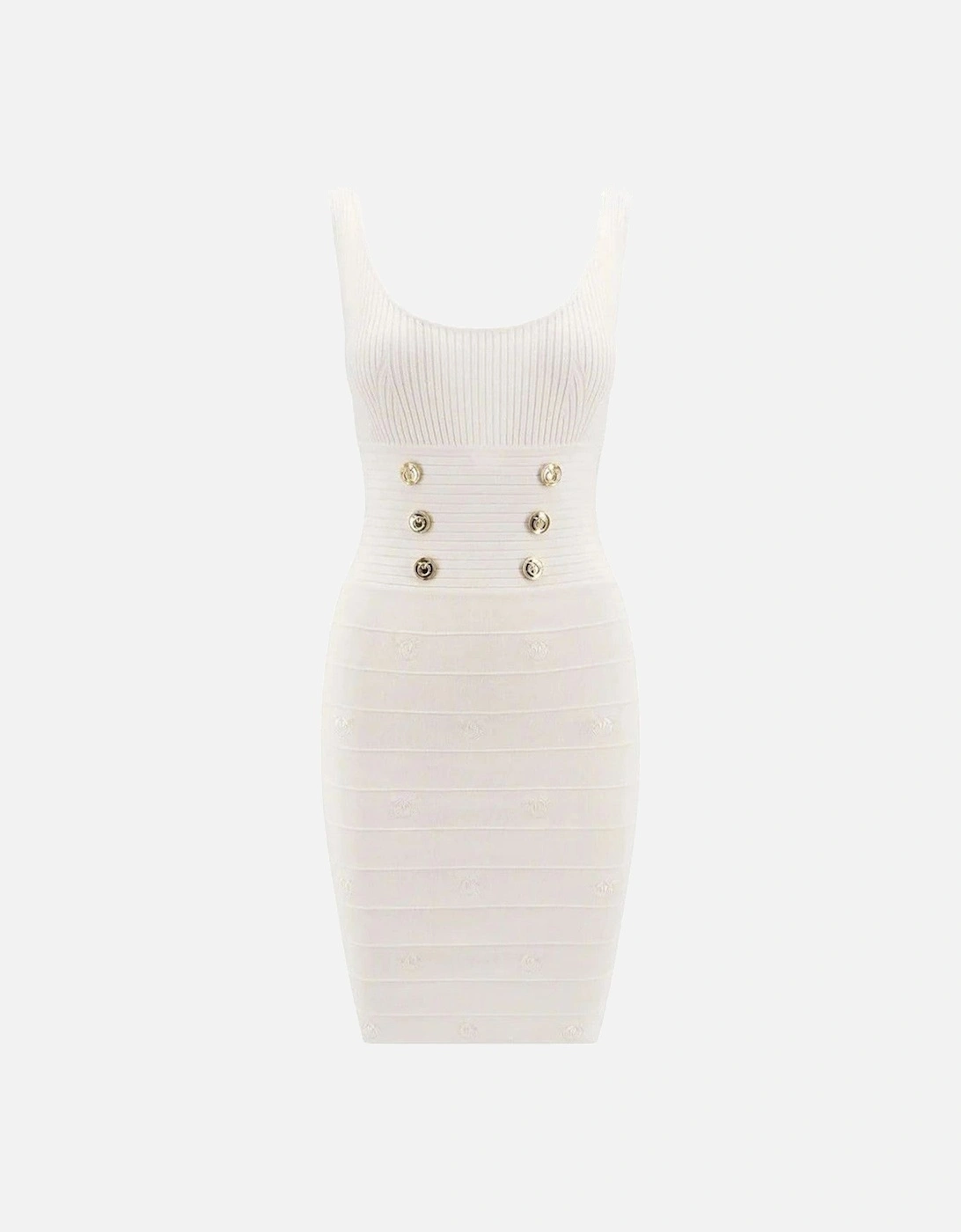 Sleeveless Plain Round Neck Slip-On Dress, 4 of 3