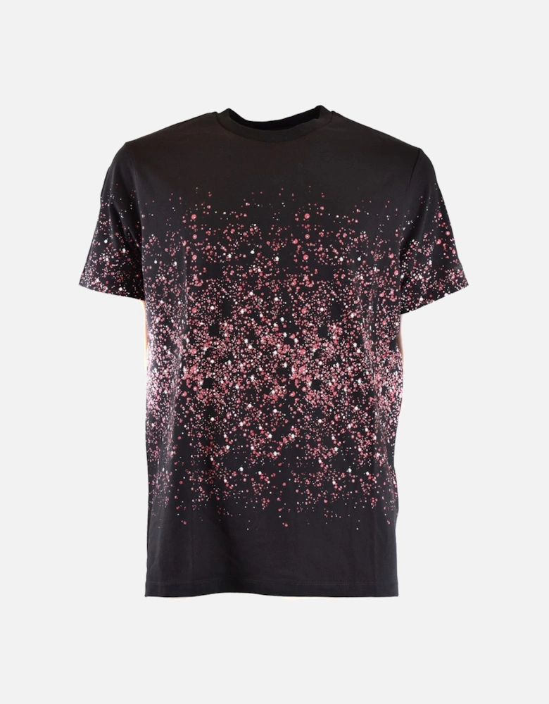 Printed Round Neck Short Sleeve T-Shirt