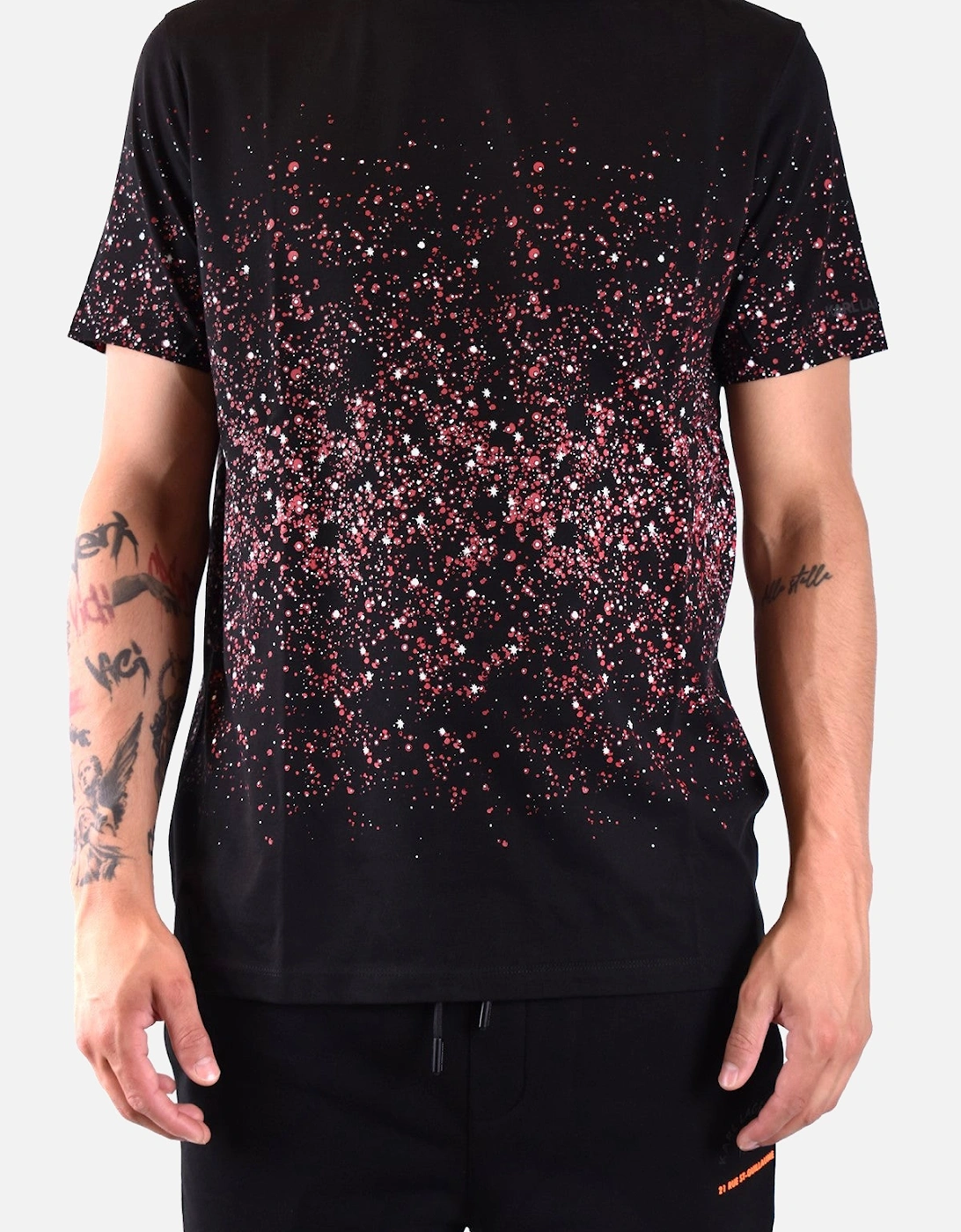 Printed Round Neck Short Sleeve T-Shirt