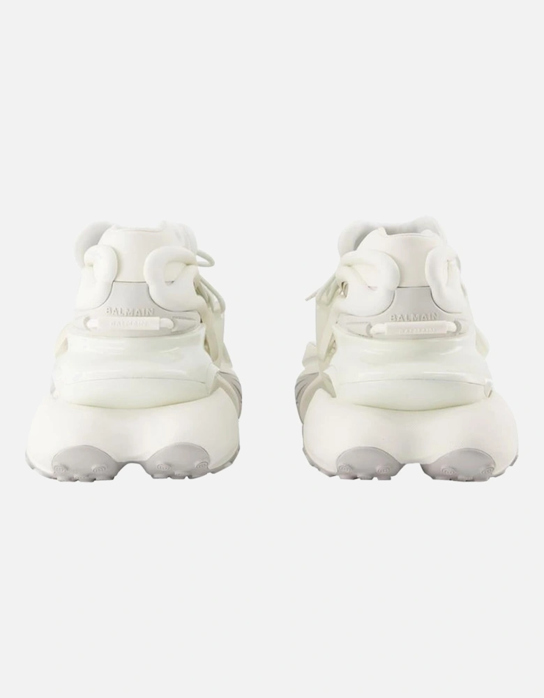 Smooth Calfskin Leather Sneakers with Rubber Sole