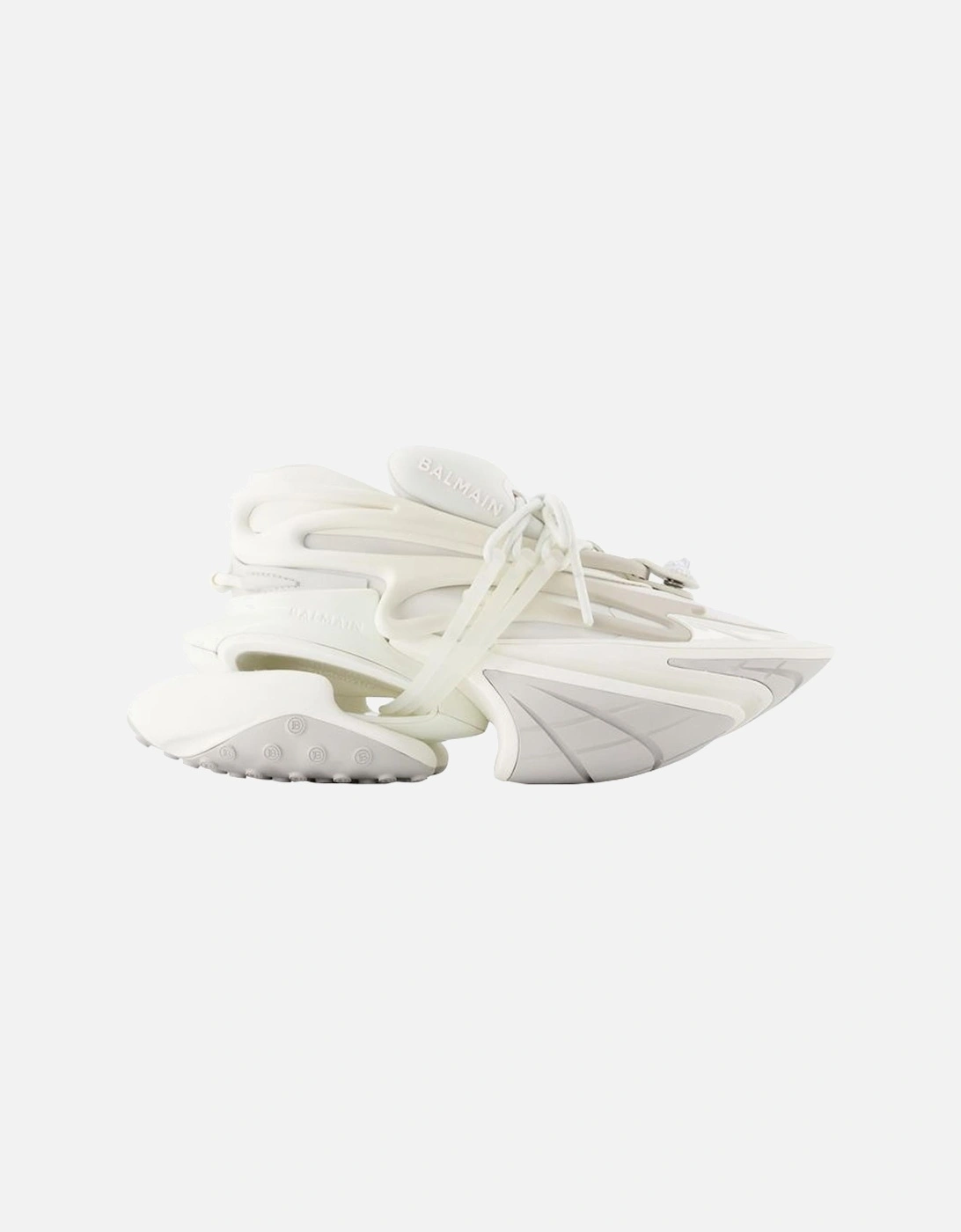Smooth Calfskin Leather Sneakers with Rubber Sole