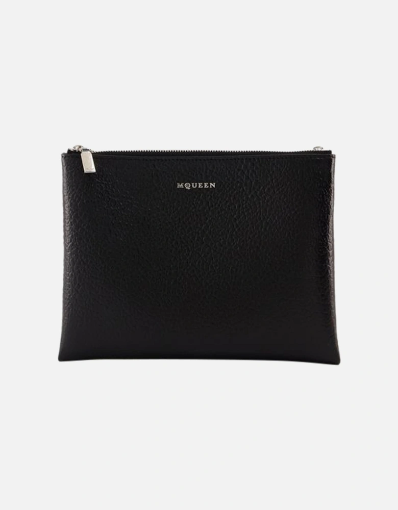 Zip Clutch Leather