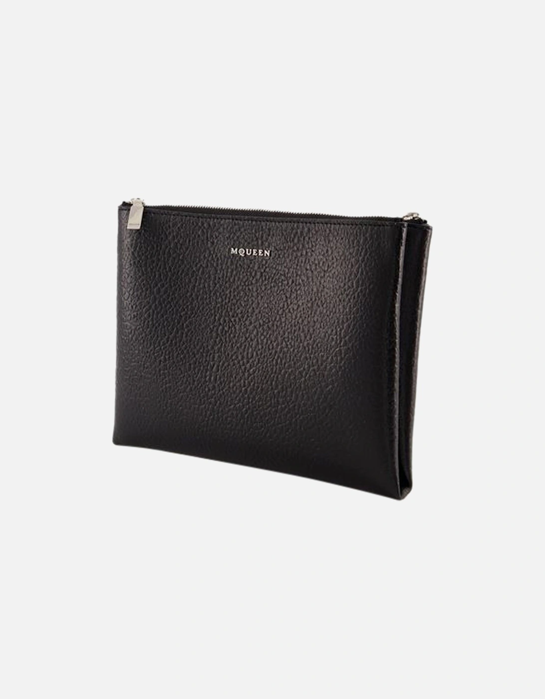 Zip Clutch Leather