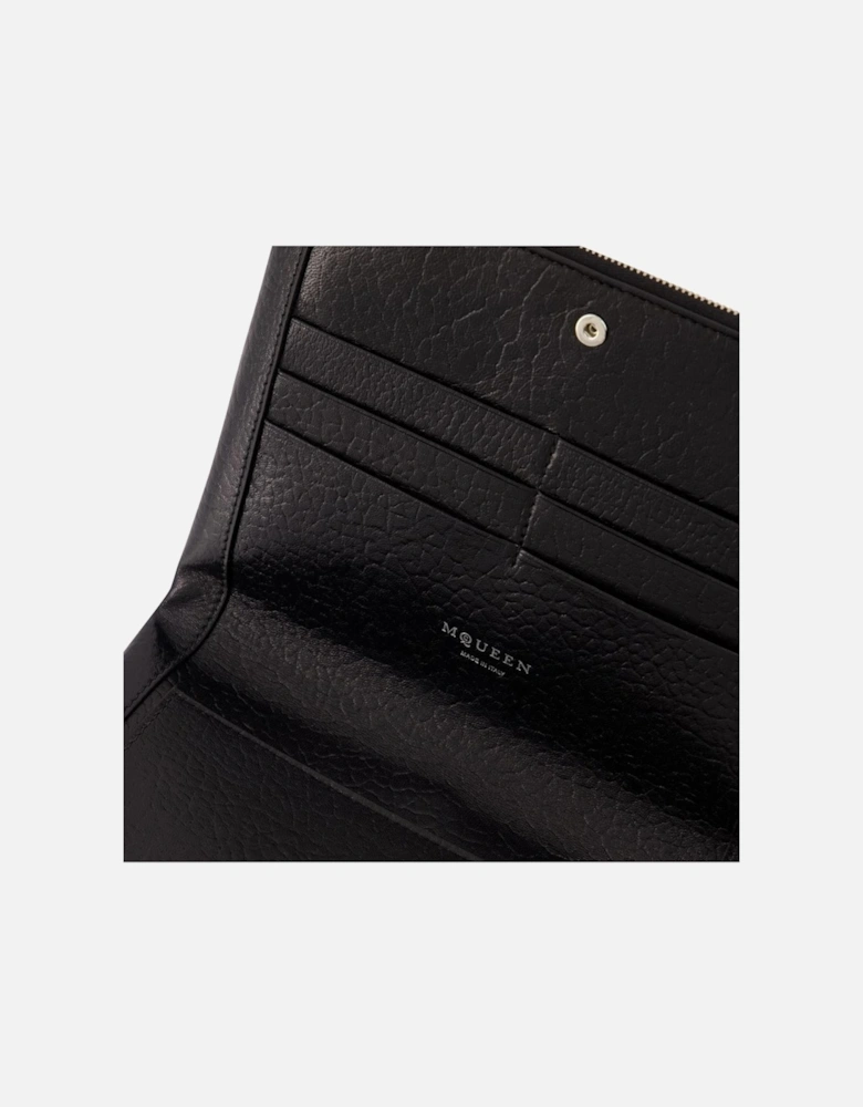 Zip Clutch Leather
