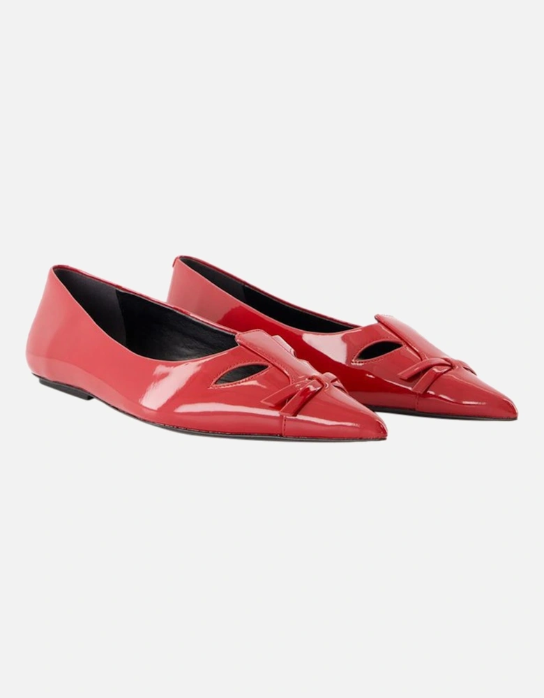 PointedToe Patent Leather Flats