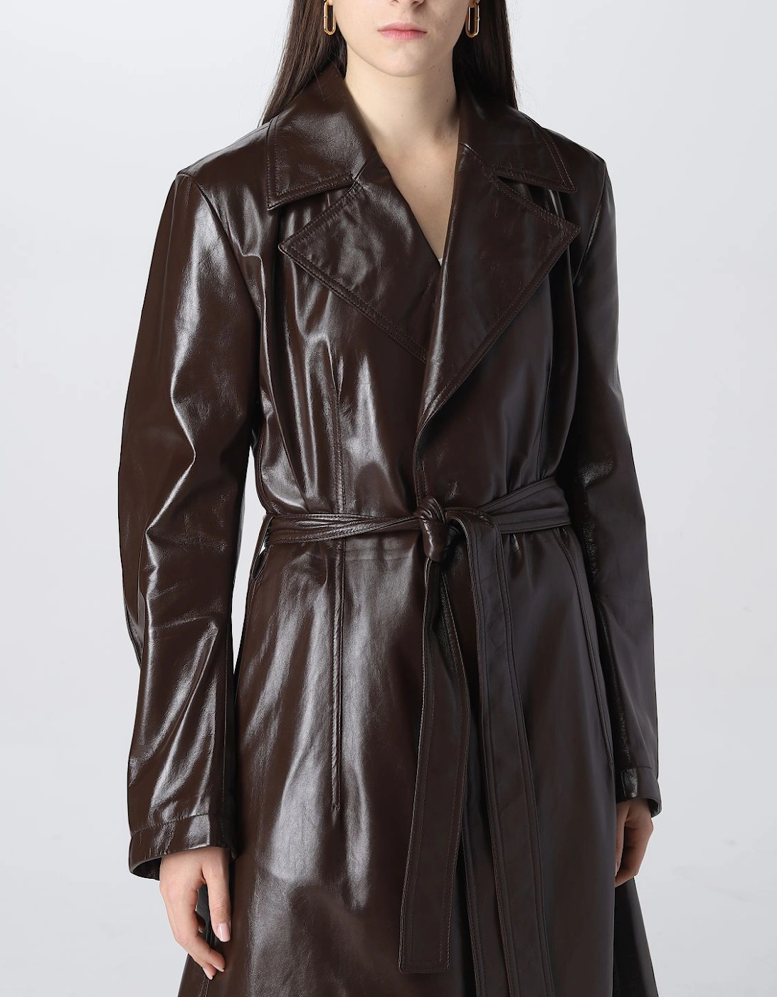 Leather Trench Coat