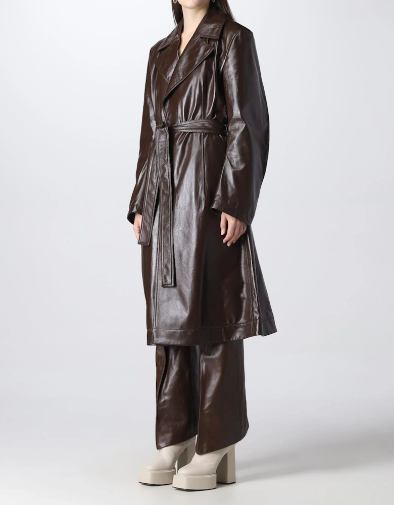 Leather Trench Coat