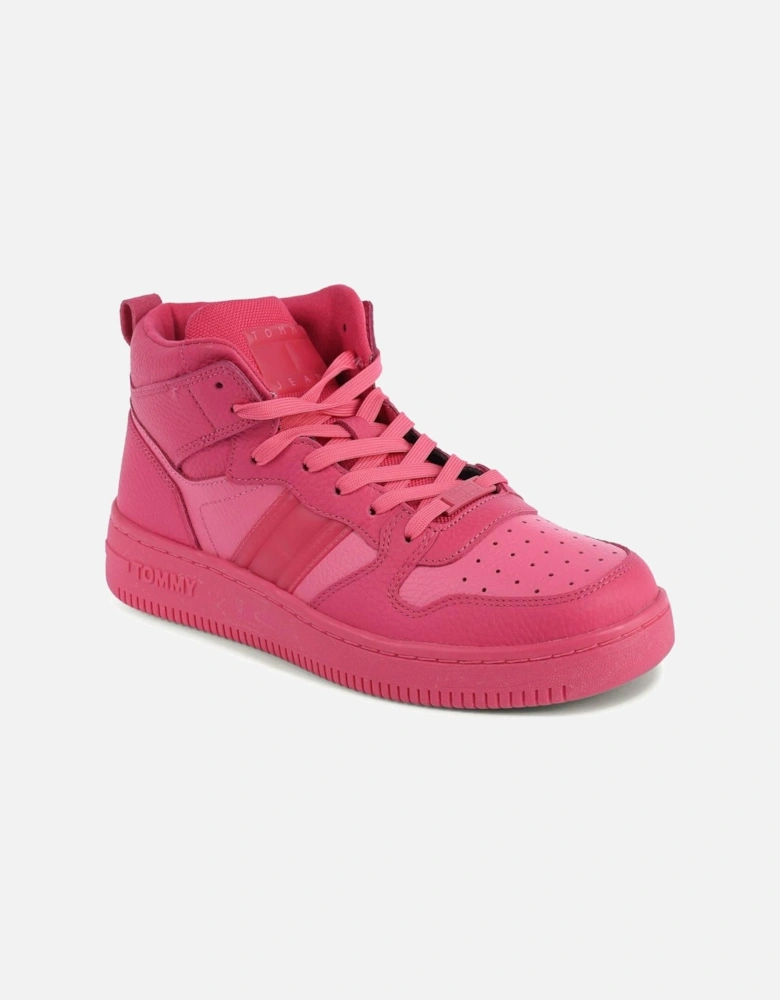 HighTop Leather Sneakers Casual Style