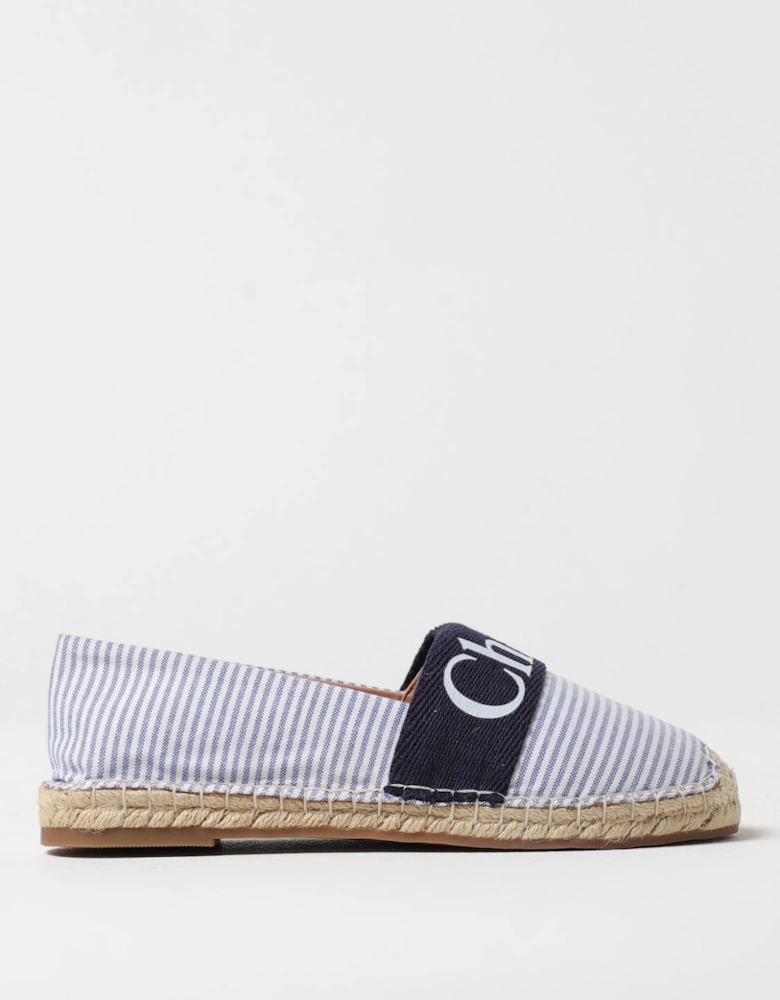 Chlo Espadrilles Striped Canvas