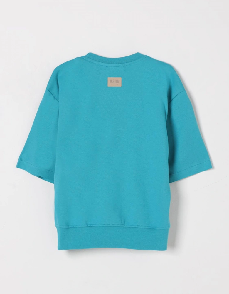 Kids Short Sleeve Crew Neck Sweatshirt