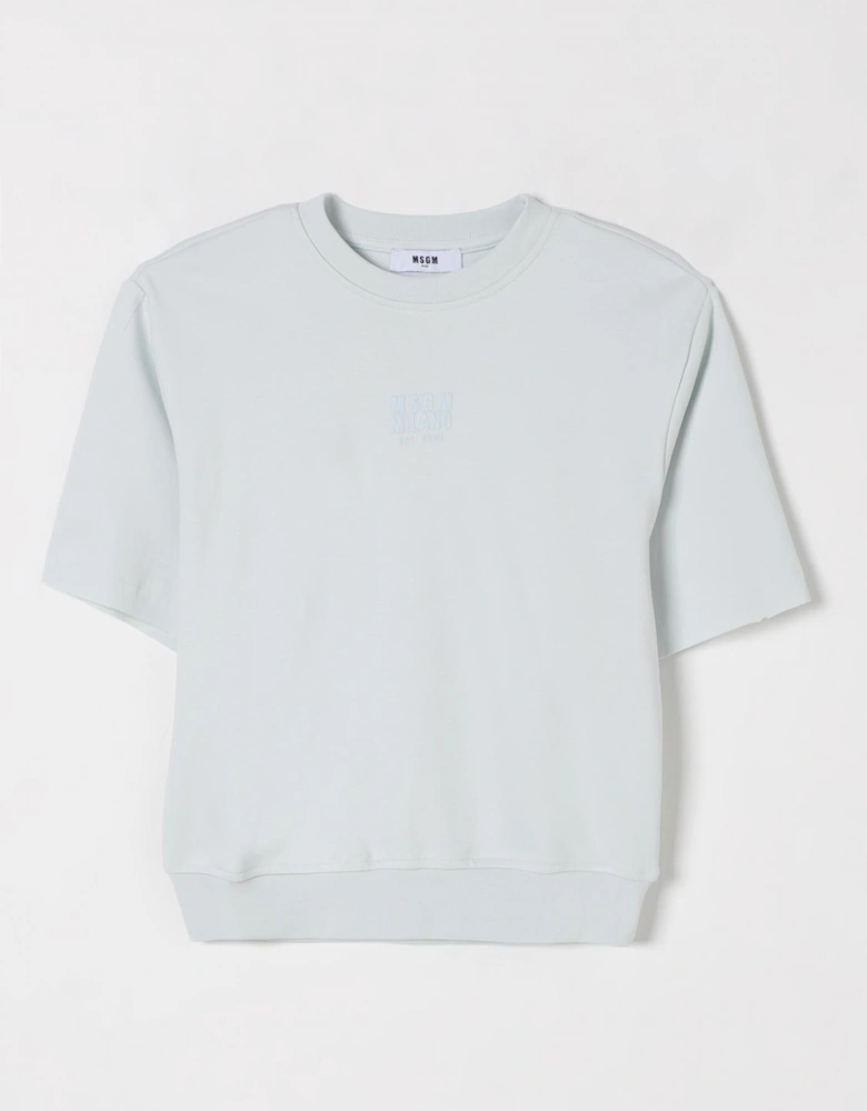 Kids Short Sleeve Crew Neck Sweatshirt
