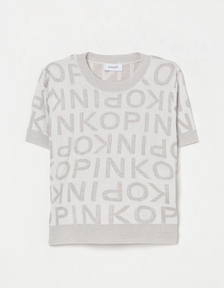 Knit Short Sleeve Pullover Sweater