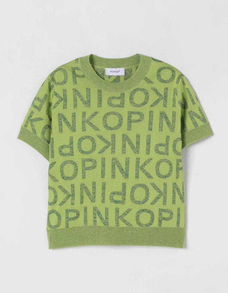 Knit Short Sleeve Pullover Sweater