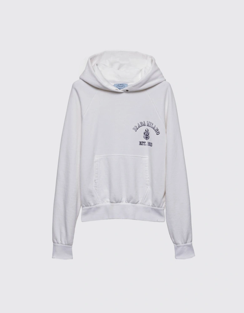 Logo Embroidered Hoodie