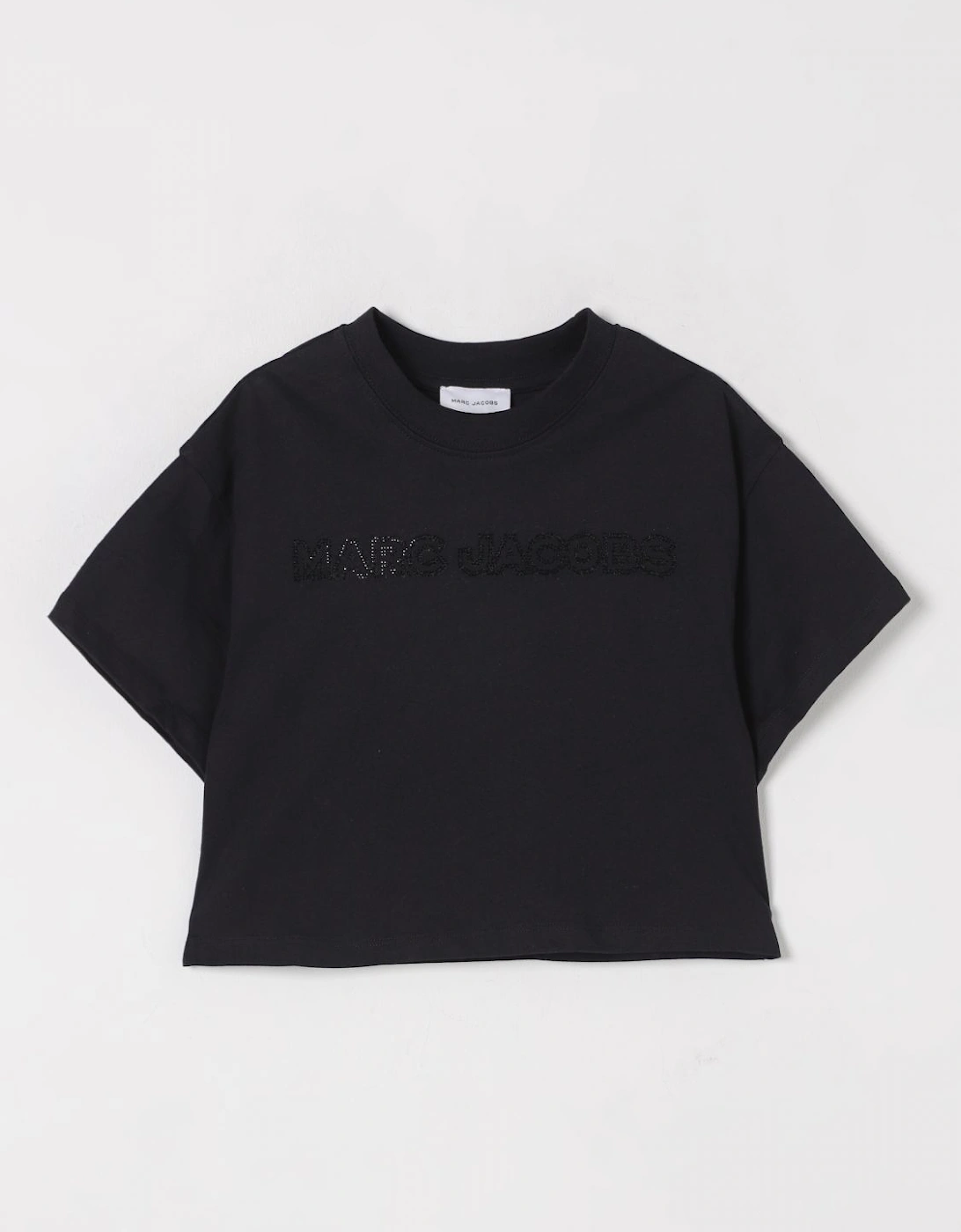 Cropped RhinestoneEmbellished Tee