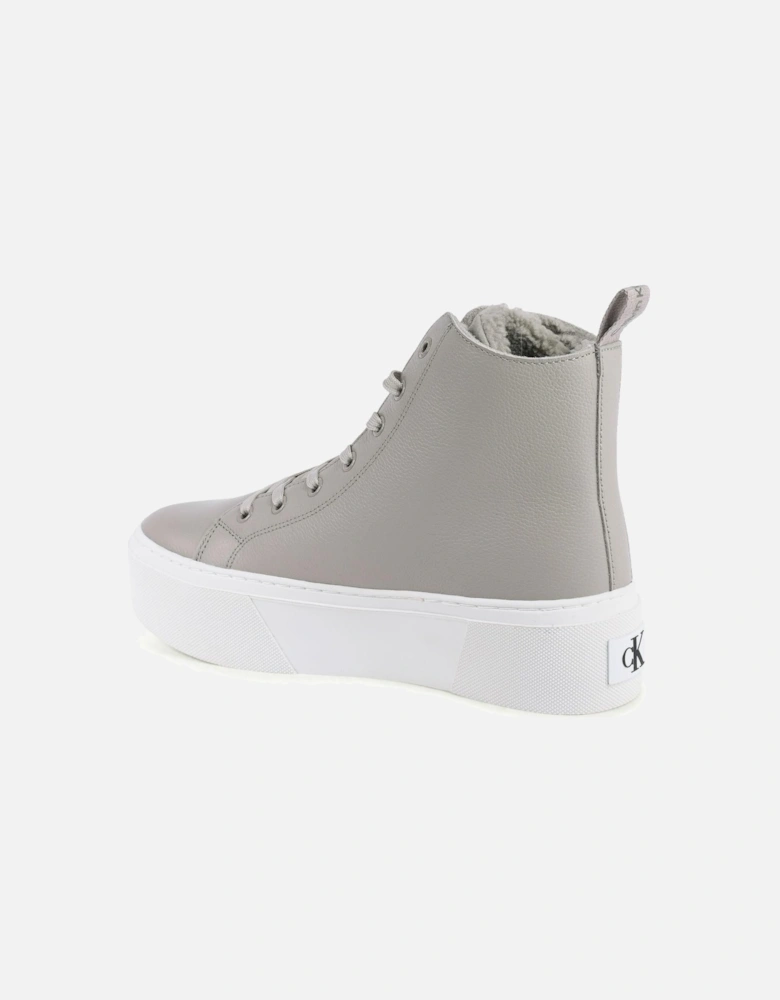 Platform HighTop Sneaker Shearling Lining