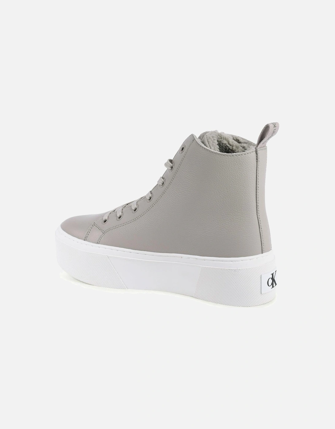 Platform HighTop Sneaker Shearling Lining