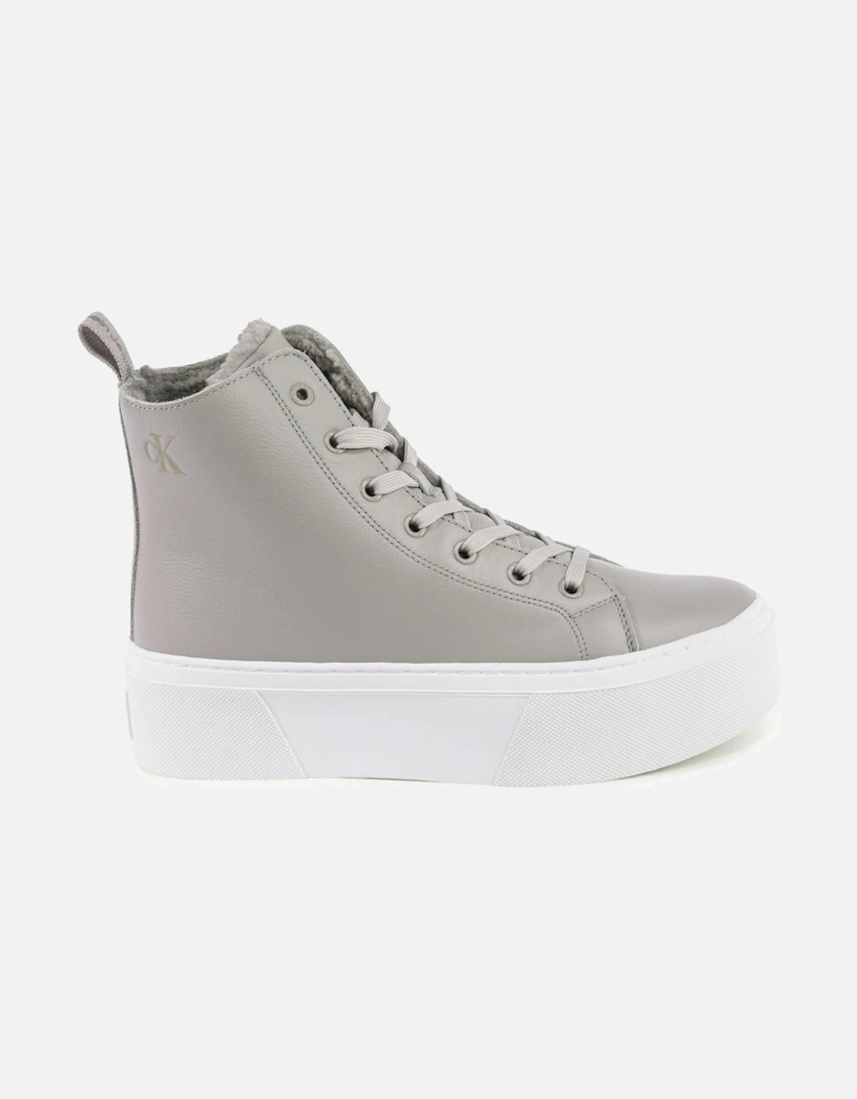 Platform HighTop Sneaker Shearling Lining