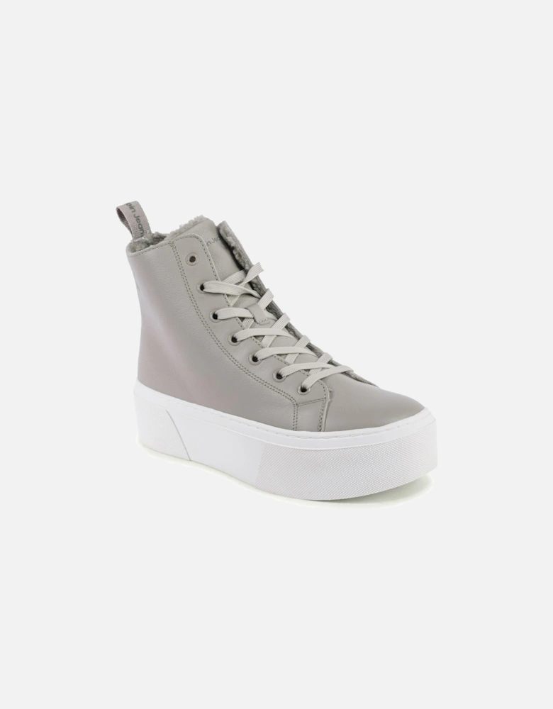 Platform HighTop Sneaker Shearling Lining