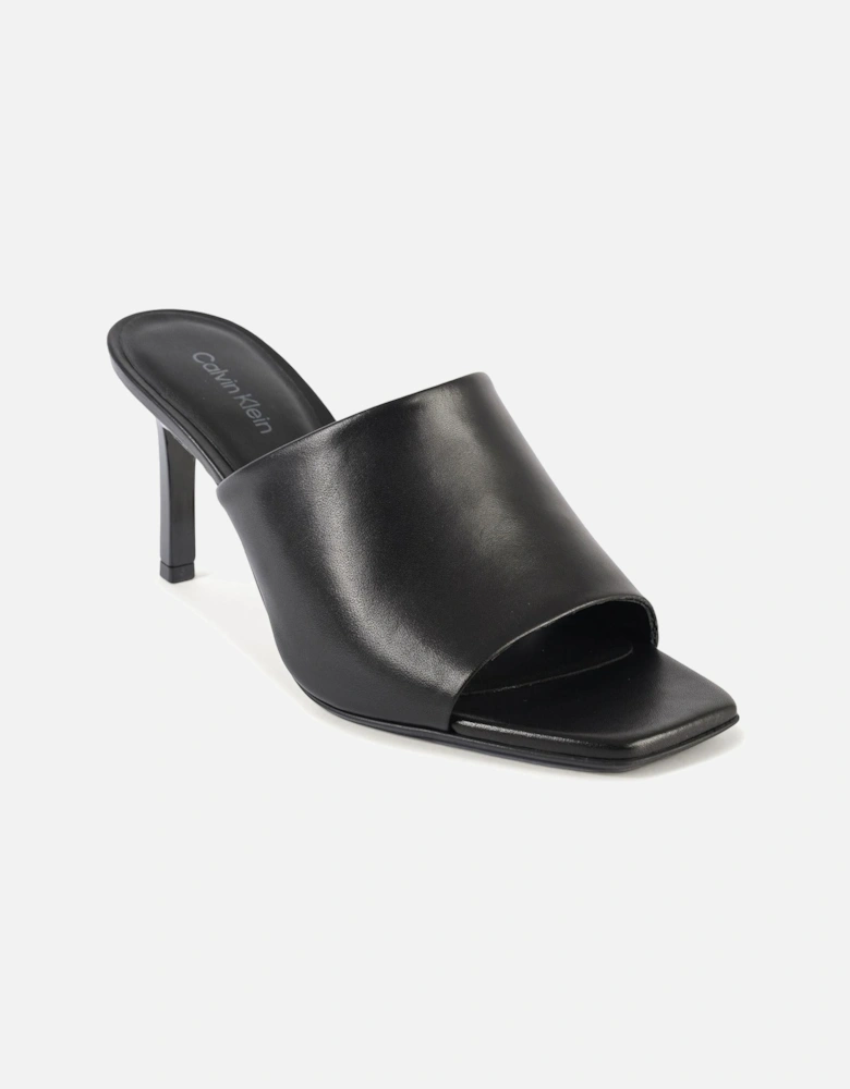 Heels Square Toe Mules