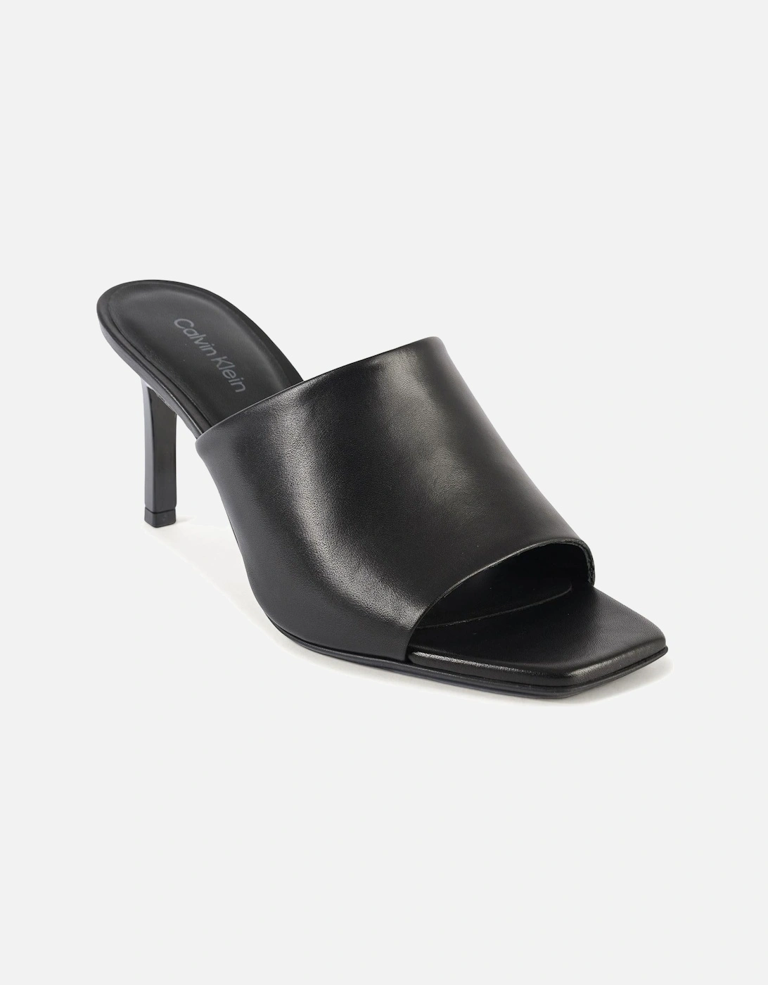 Heels Square Toe Mules