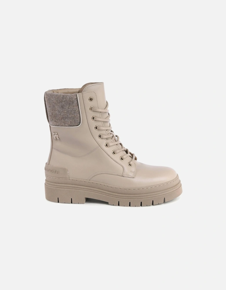 LaceUp Leather Boots
