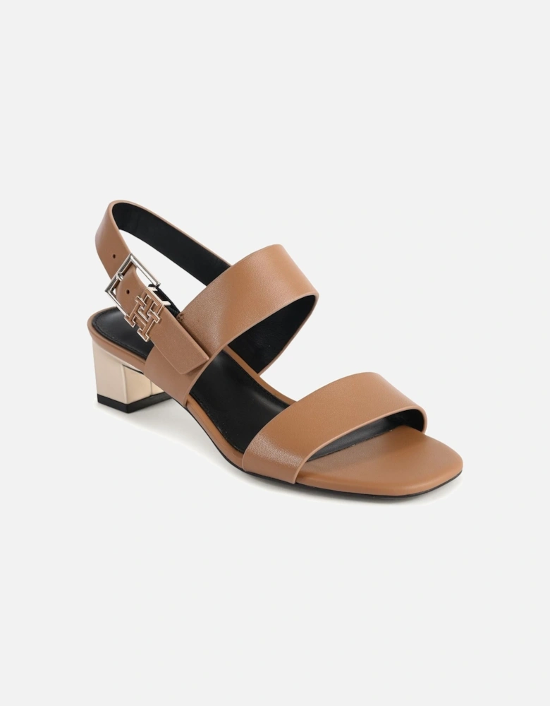 TwoStrap Block Heel Sandals