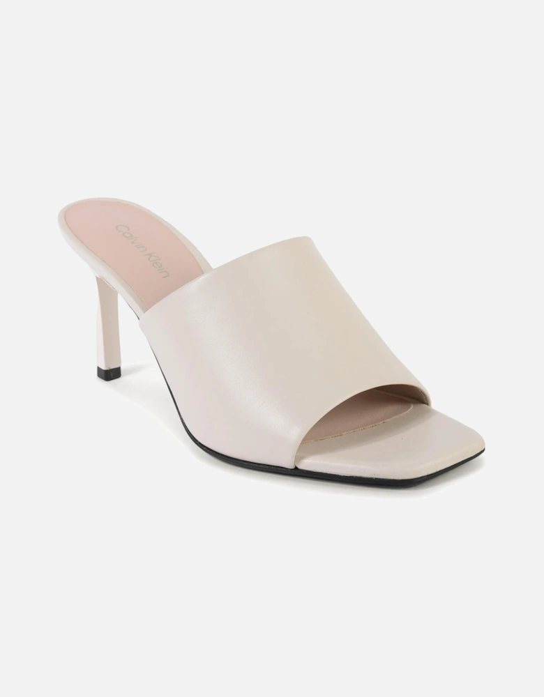 Heeled Sandals Square Toe