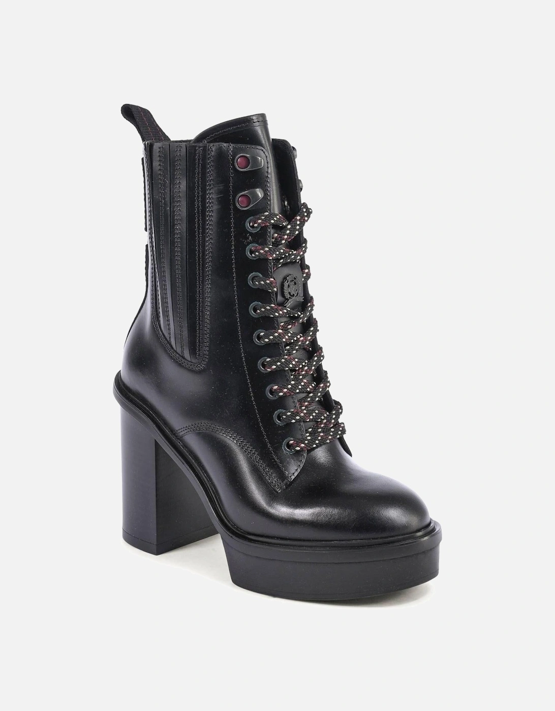 LaceUp Platform Ankle Boots