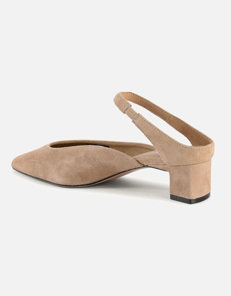 PointedToe Block Heel Mules