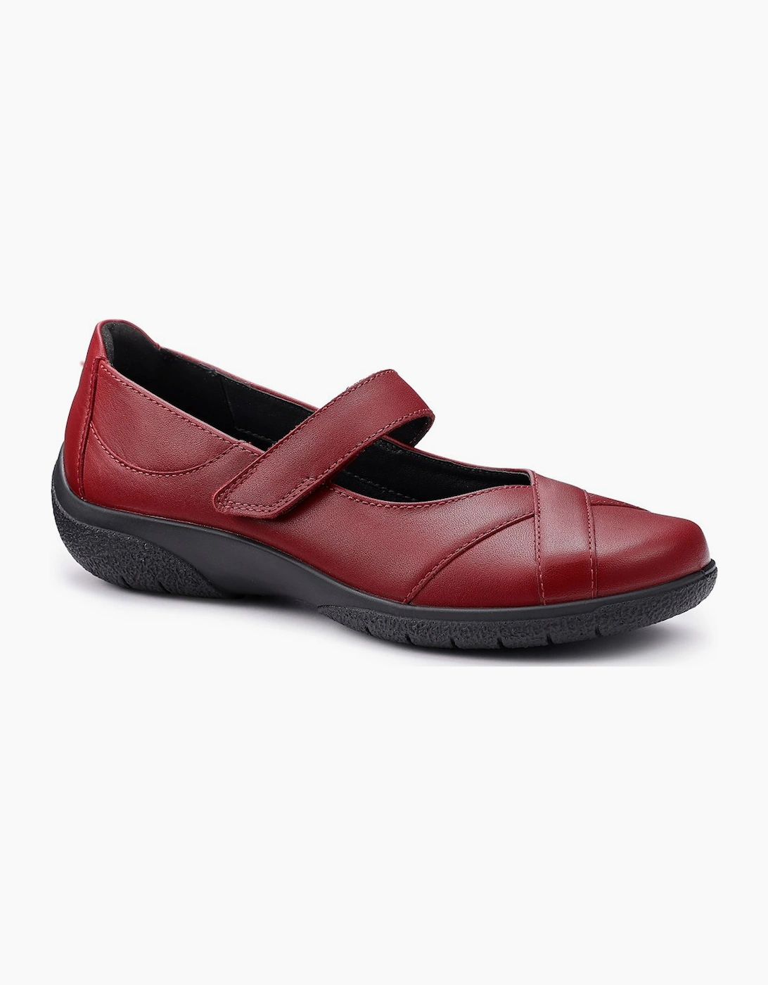 Hotter Women's Hope Womens Wide Fit Mary Jane Shoes - Red - Size: 3