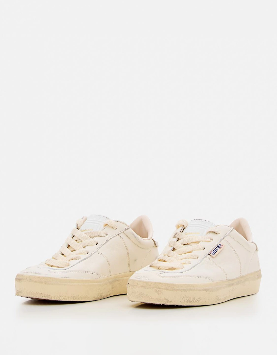 Soulstar LowTop Distressed Leather Sneakers, 5 of 4