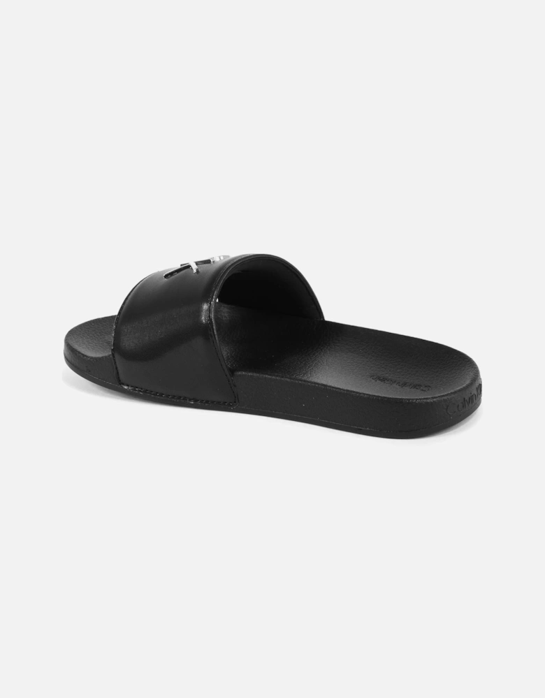 Slide Sandals Metal Logo