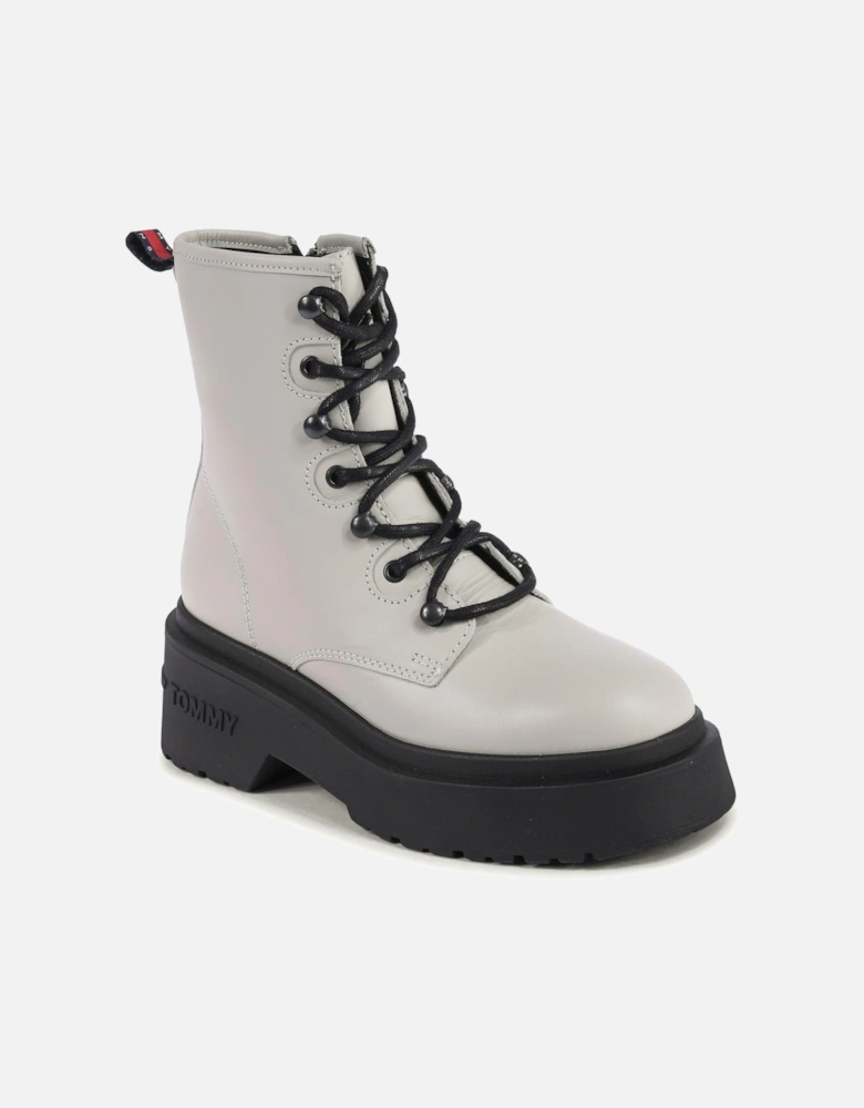LaceUp Ankle Boots Platform